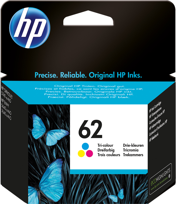 HP 62 more colours ink cartridge