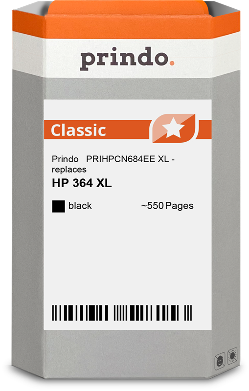 Prindo 364XL black ink cartridge