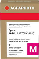 Agfa Photo APET405XLMD magenta ink cartridge