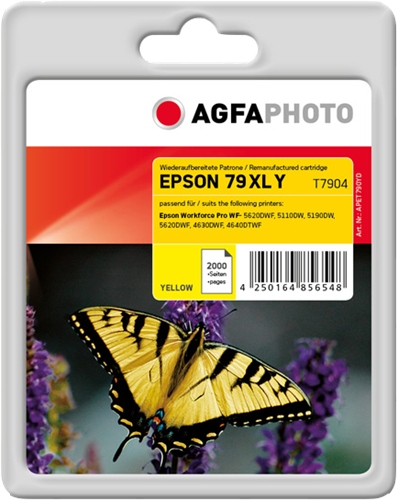 Agfa Photo APET790YD yellow ink cartridge