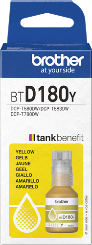 Brother BTD180Y yellow ink cartridge