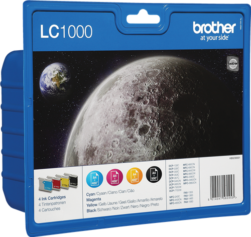 Brother MFC-240C LC-1000-BK C M Y