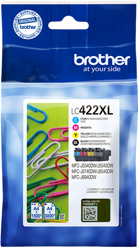 Brother LC-422XL multipack black / cyan / magenta / yellow