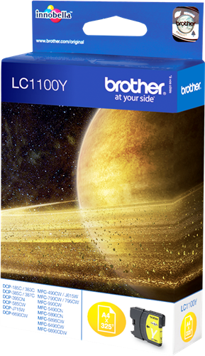 Brother LC1100Y yellow ink cartridge