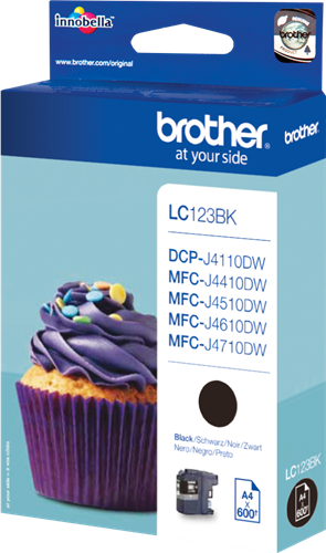 Brother LC123BK black ink cartridge