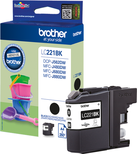 Brother LC221BK black ink cartridge