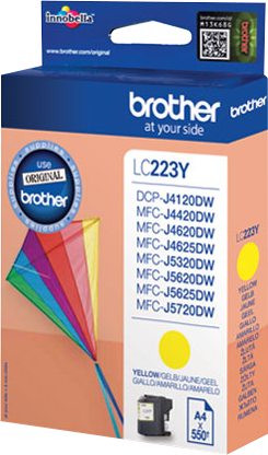 Brother LC223Y yellow ink cartridge
