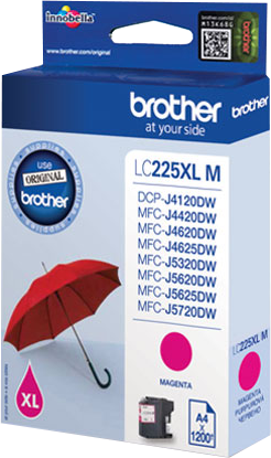 Brother LC225XLM magenta ink cartridge