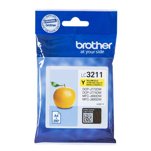 Brother LC3211Y yellow ink cartridge