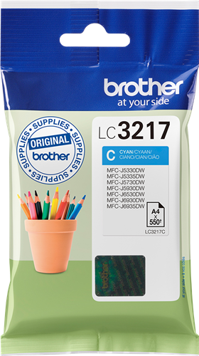 Brother LC3217C cyan ink cartridge