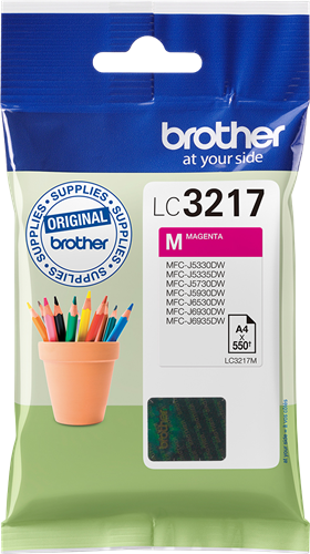 Brother LC3217M magenta ink cartridge