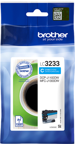 Brother LC3233C cyan ink cartridge