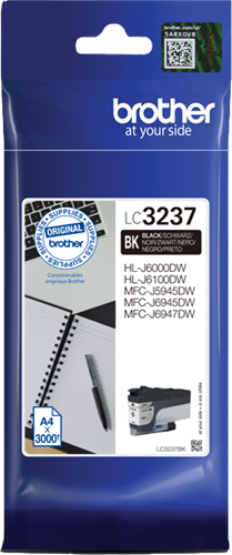 Brother LC3237BK black ink cartridge