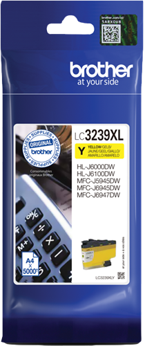 Brother LC3239XLY yellow ink cartridge