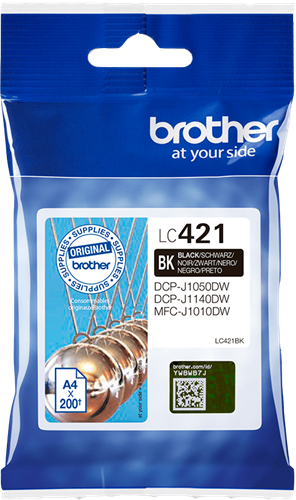 Brother LC421 Ink Cartridge Multipack (B/C/M/Y)