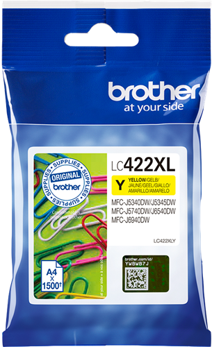 Brother LC422XLY yellow ink cartridge