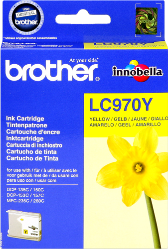 Brother LC970Y yellow ink cartridge