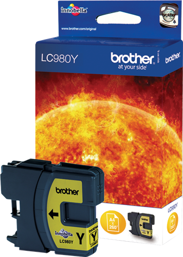 Brother LC980Y yellow ink cartridge