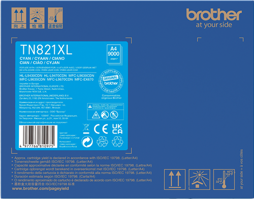Brother TN-821XLC