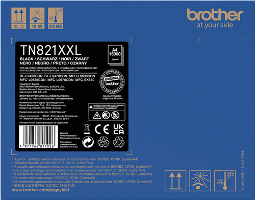 Brother TN-821XXLBK