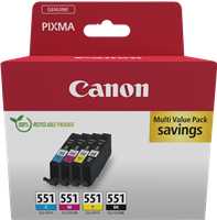 Canon CLI-551 multipack black / cyan / magenta / yellow