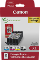 Canon CLI-581 XL black / cyan / magenta / yellow value pack