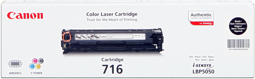 Canon 716bk black toner