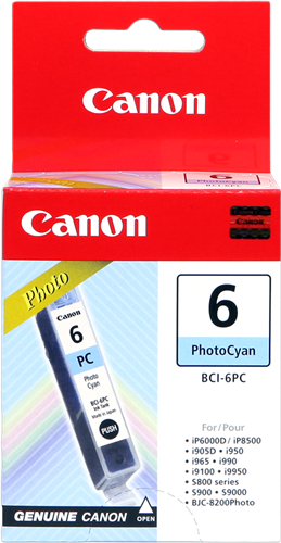 Canon BCI-6pc cyan ink cartridge
