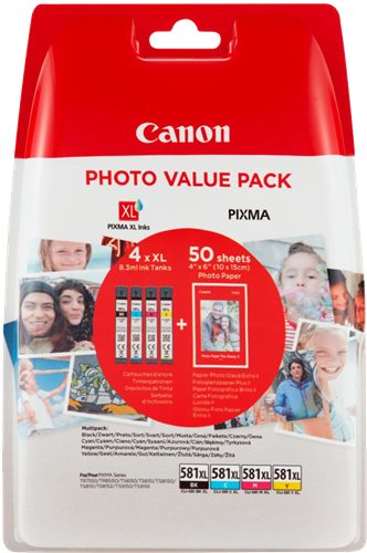 Canon PIXMA TS8252 CLI-581 XL Photo