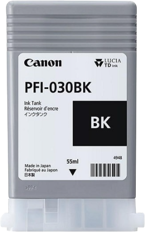Canon PFI-030BK black ink cartridge