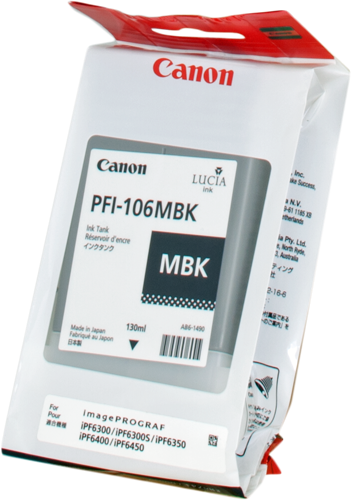 Canon PFI-106mbk Black (matt) ink cartridge