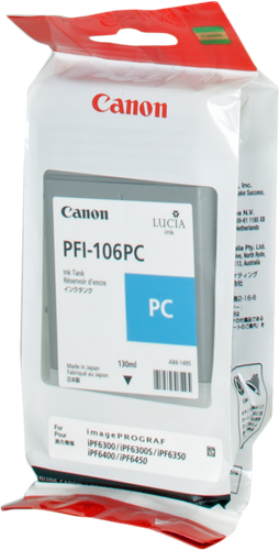 Canon PFI-106pc cyanfoto ink cartridge