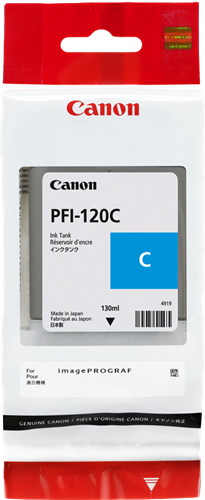 Canon PFI-120c cyan ink cartridge