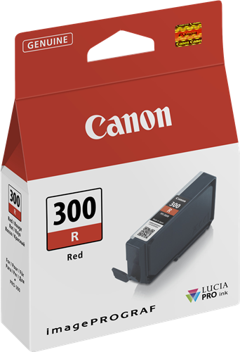 Canon PFI-300r Red ink cartridge