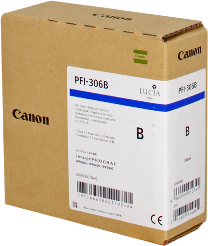 Canon PFI-306b Blue ink cartridge