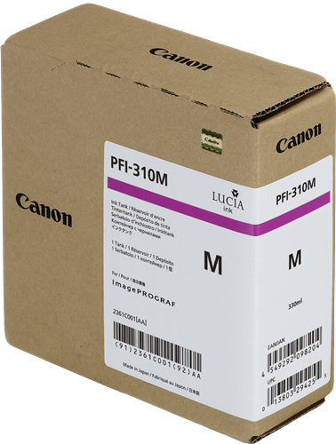 Canon PFI-310m magenta ink cartridge