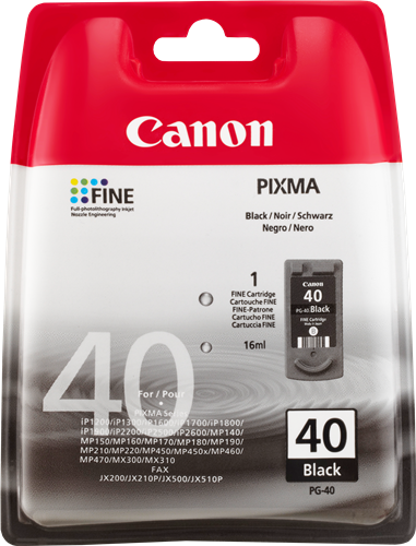 Canon PG-40 black ink cartridge