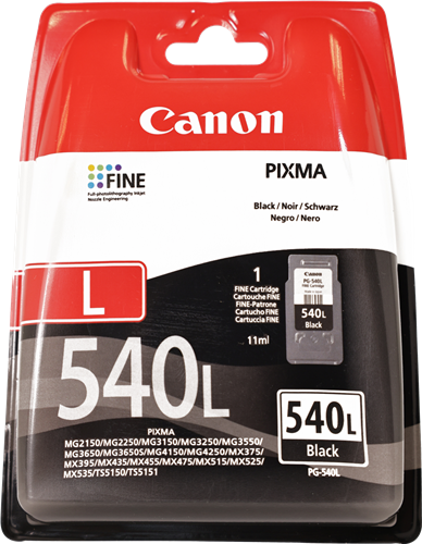 Canon PG-540L black ink cartridge