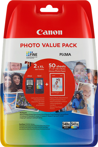 Canon PIXMA MG4250 PG-540XL CL-541XL Photo Value Pack