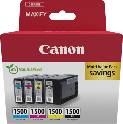 Canon PGI-1500 multipack black / cyan / magenta / yellow