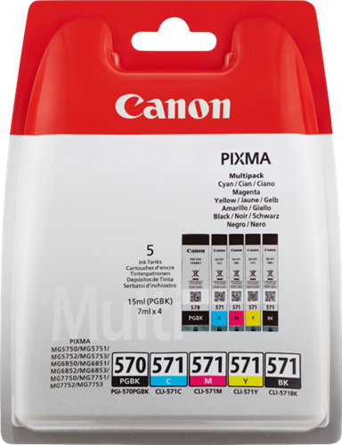 Canon PIXMA MG7753 PGI-570 + CLI-571