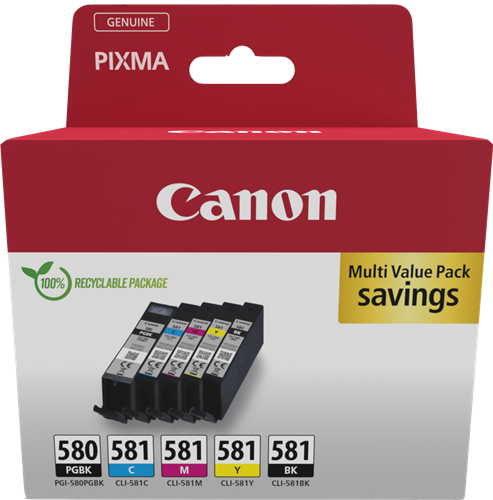 Canon PIXMA TS9550 PGI-580+CLI-581
