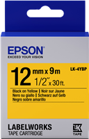 Epson LK-4YBP tape black on yellow