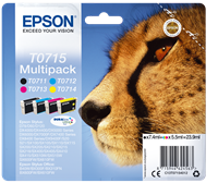 Epson T0715 multipack black / cyan / magenta / yellow