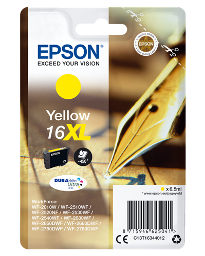 Epson 16 XL yellow ink cartridge