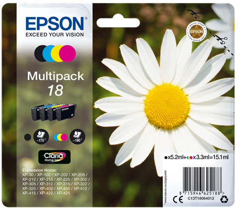 Epson 18 multipack black / cyan / magenta / yellow