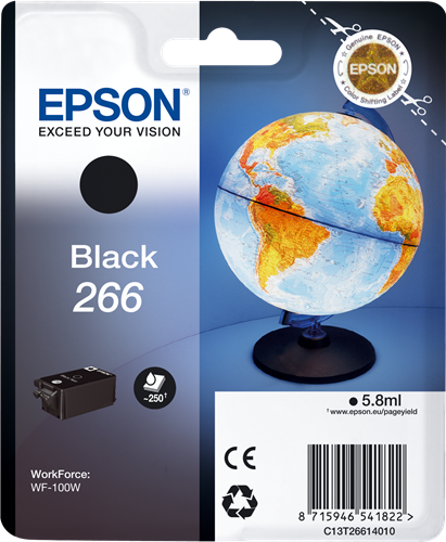 Epson 266 black ink cartridge