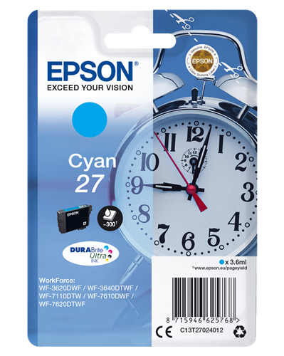 Epson 27 cyan ink cartridge