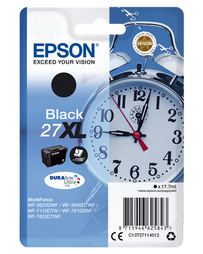 Epson 27 XL black ink cartridge