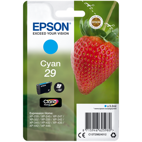 Epson 29 cyan ink cartridge